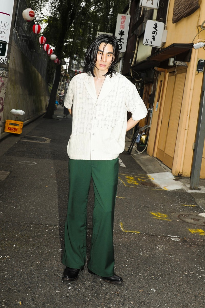 Plateau Studio taiwan japan tokyo taipei shibuya lookbook streetwear youth shirts flannel pleated joggers knit vests jacket flower sweatpants demo release info date price