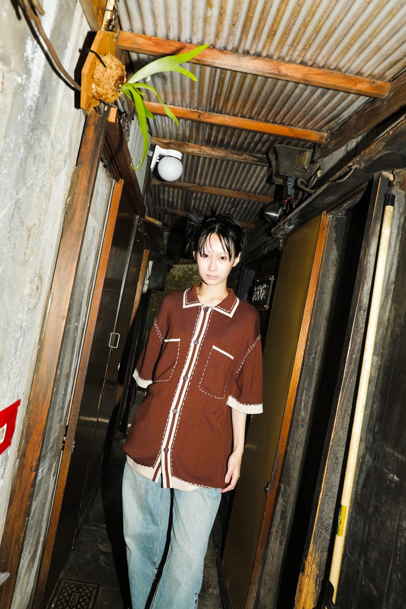 Plateau Studio taiwan japan tokyo taipei shibuya lookbook streetwear youth shirts flannel pleated joggers knit vests jacket flower sweatpants demo release info date price