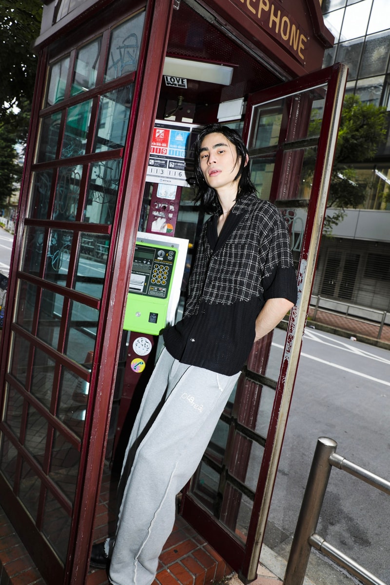 Plateau Studio taiwan japan tokyo taipei shibuya lookbook streetwear youth shirts flannel pleated joggers knit vests jacket flower sweatpants demo release info date price