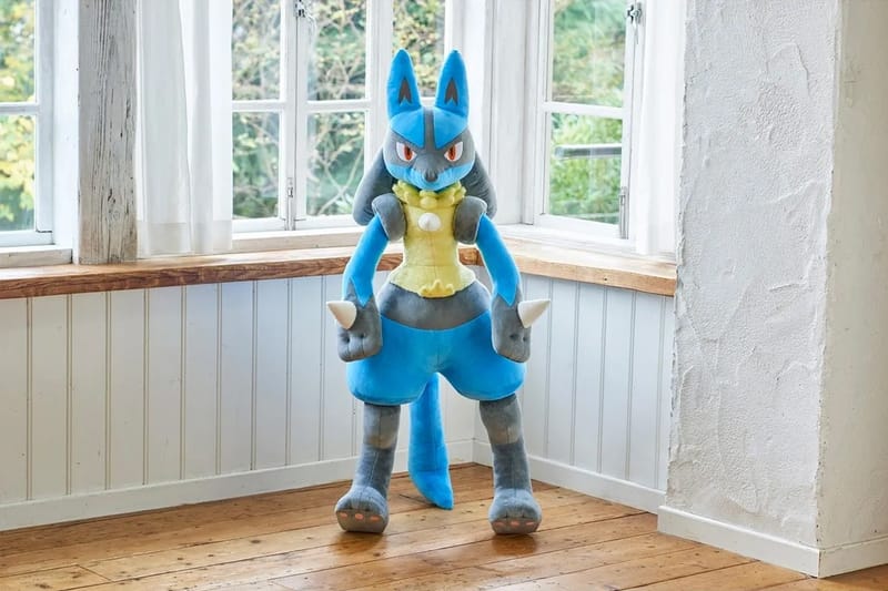 life size riolu plush