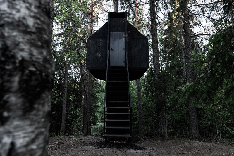polestar koja sustainable treehouse fiskars art and design biennale kristian talvitie details finland travel