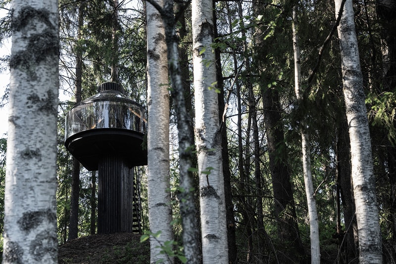 polestar koja sustainable treehouse fiskars art and design biennale kristian talvitie details finland travel
