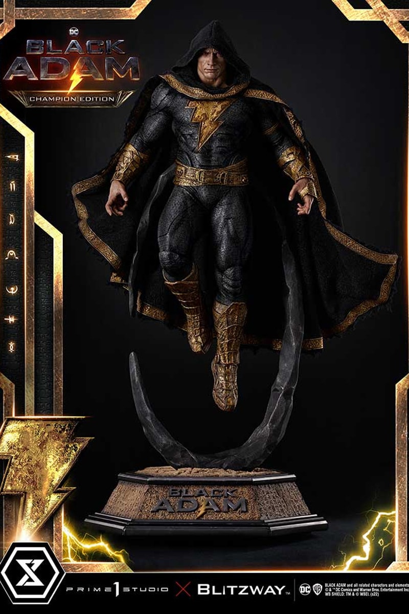 prime 1 studio dc comics sideshow collectibles 1 3 scale dwayne johnson black adam anti hero collectible toys premium 