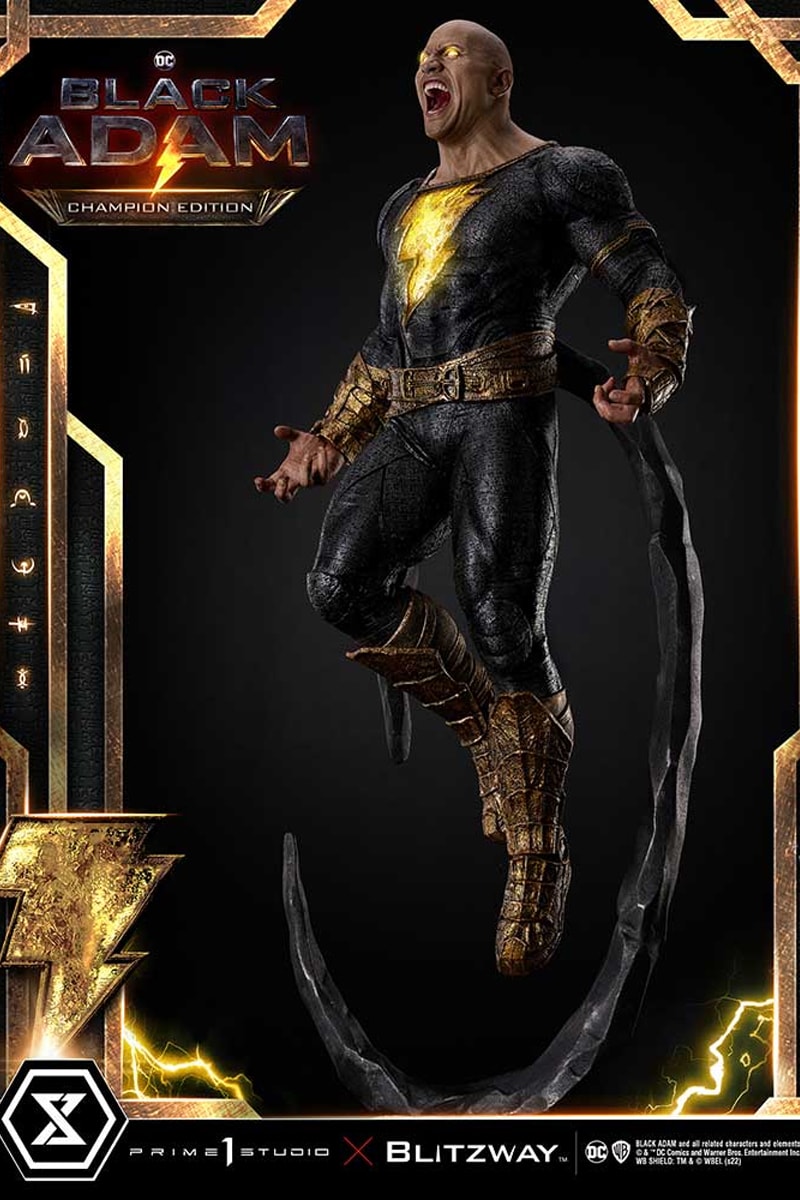 prime 1 studio dc comics sideshow collectibles 1 3 scale dwayne johnson black adam anti hero collectible toys premium 