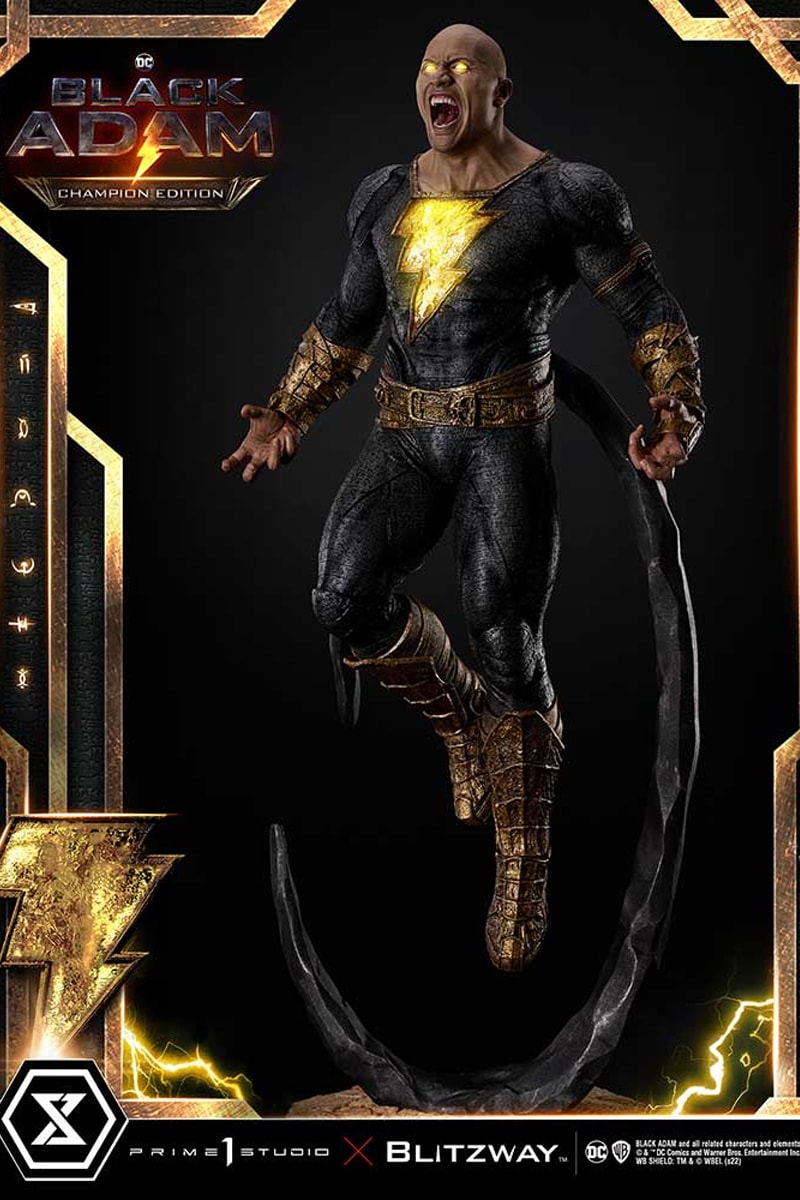 prime 1 studio dc comics sideshow collectibles 1 3 scale dwayne johnson black adam anti hero collectible toys premium 