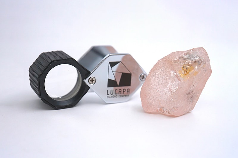 Rare 170-Carat Pink Diamond May Be the Largest Found in 300 Years Lucapa Diamond Company angola africa precious stones