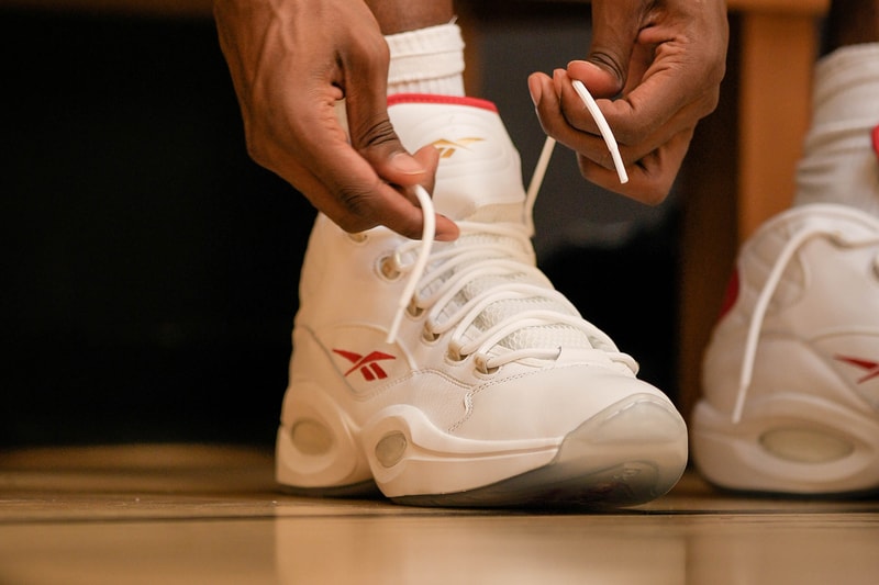 Reebok Question Mid Dr. J Julius Erving GX0230 footwear nba all star game 2002 allen iverson 6 red gold white leather number 3 slam magazine 160 USD July 22 release info date price