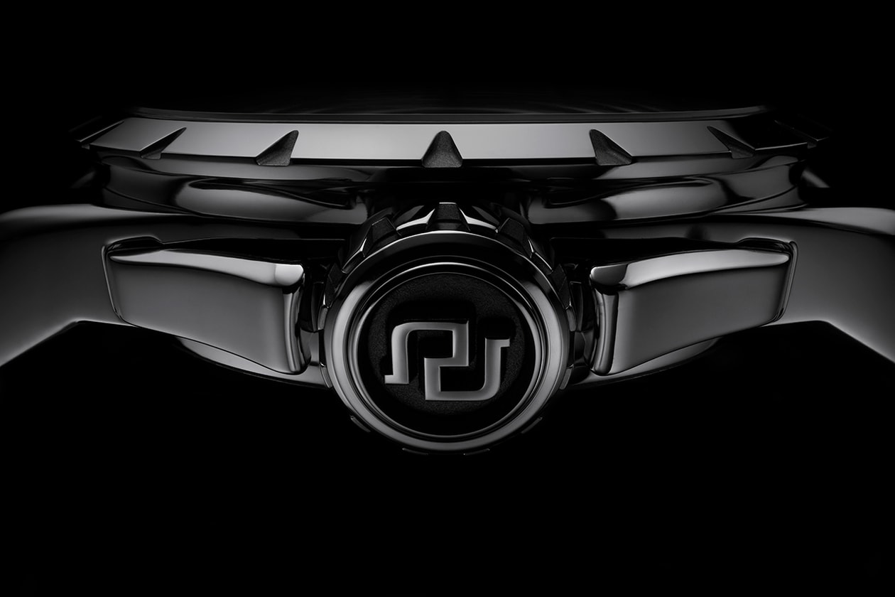 Highly Polished Grade 5 Titanium And Curved Lines Bring Sexy Robots Style Of Japanese Artist To Limited Edition Watch