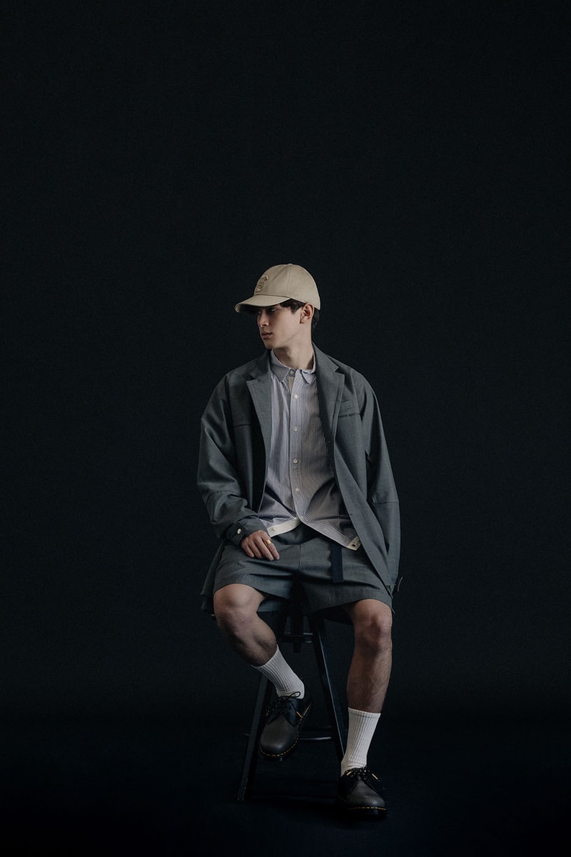 sacai New Arrivals HBX Release Info Buy Price Apparel Essentials Fall Jacket Nylon Twill Mix Blouson Logo Cap Double Brim Hat