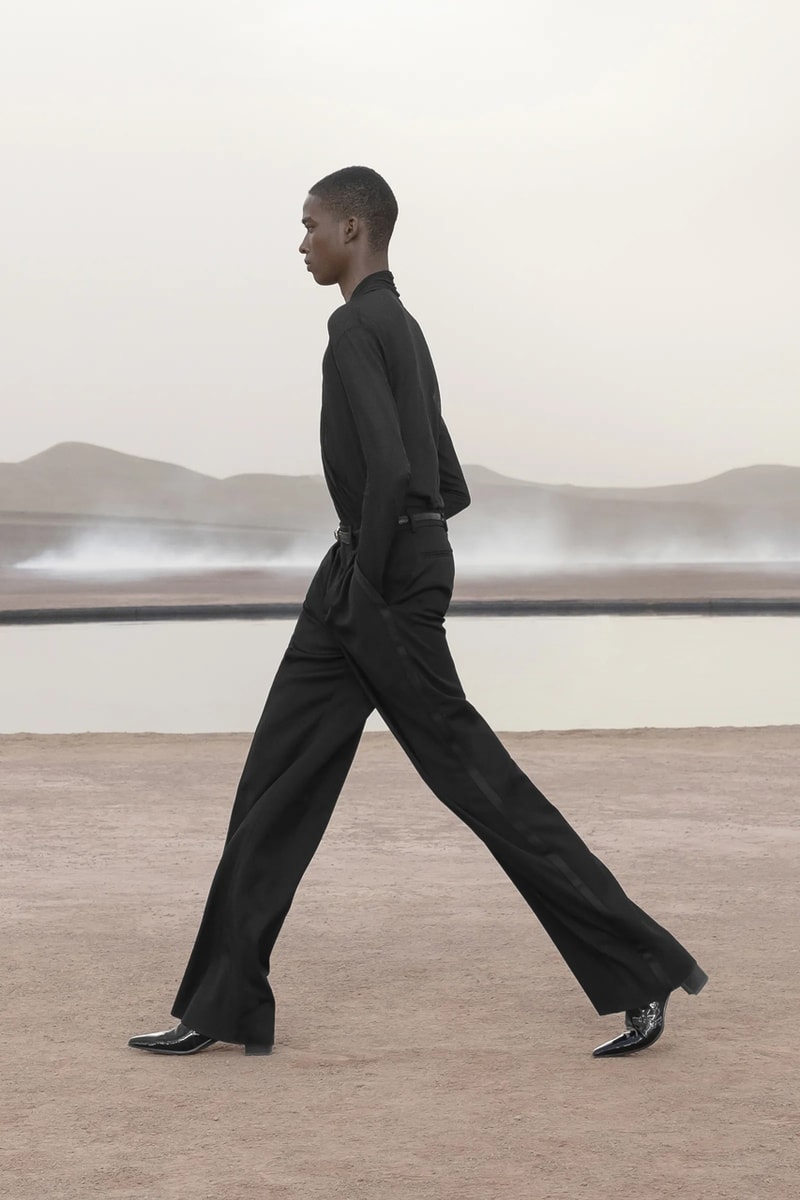 Saint Laurent Desert Oasis Collection Reflected on the Past for Spring Summer 2023 in Morocco's Agafay Desert near Marrakech
