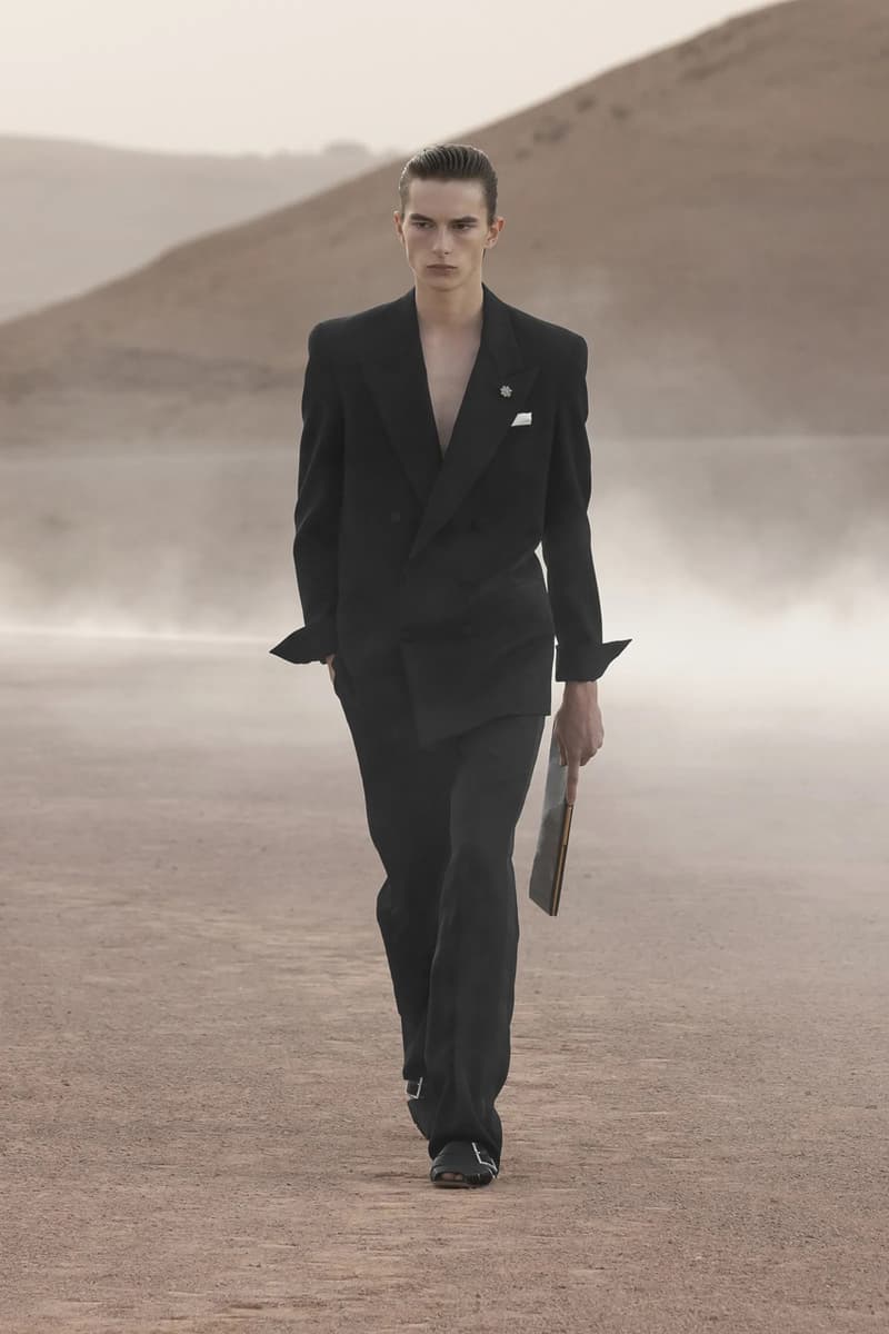 Saint Laurent Desert Oasis Collection Reflected on the Past for Spring Summer 2023 in Morocco's Agafay Desert near Marrakech