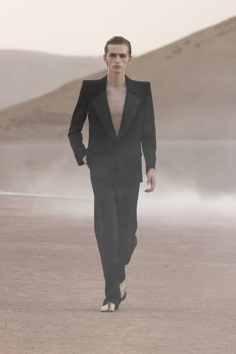 Saint Laurent Desert Oasis Collection Reflected on the Past for Spring Summer 2023 in Morocco's Agafay Desert near Marrakech