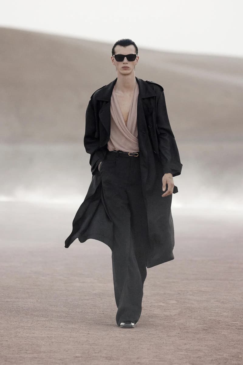 Saint Laurent Desert Oasis Collection Reflected on the Past for Spring Summer 2023 in Morocco's Agafay Desert near Marrakech