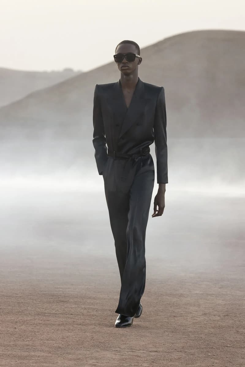 Saint Laurent Desert Oasis Collection Reflected on the Past for Spring Summer 2023 in Morocco's Agafay Desert near Marrakech