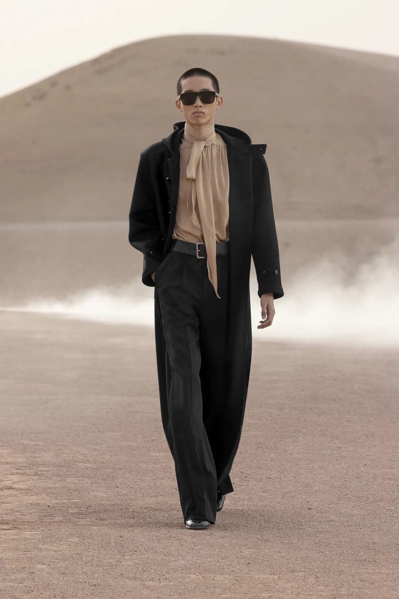 Saint Laurent Desert Oasis Collection Reflected on the Past for Spring Summer 2023 in Morocco's Agafay Desert near Marrakech