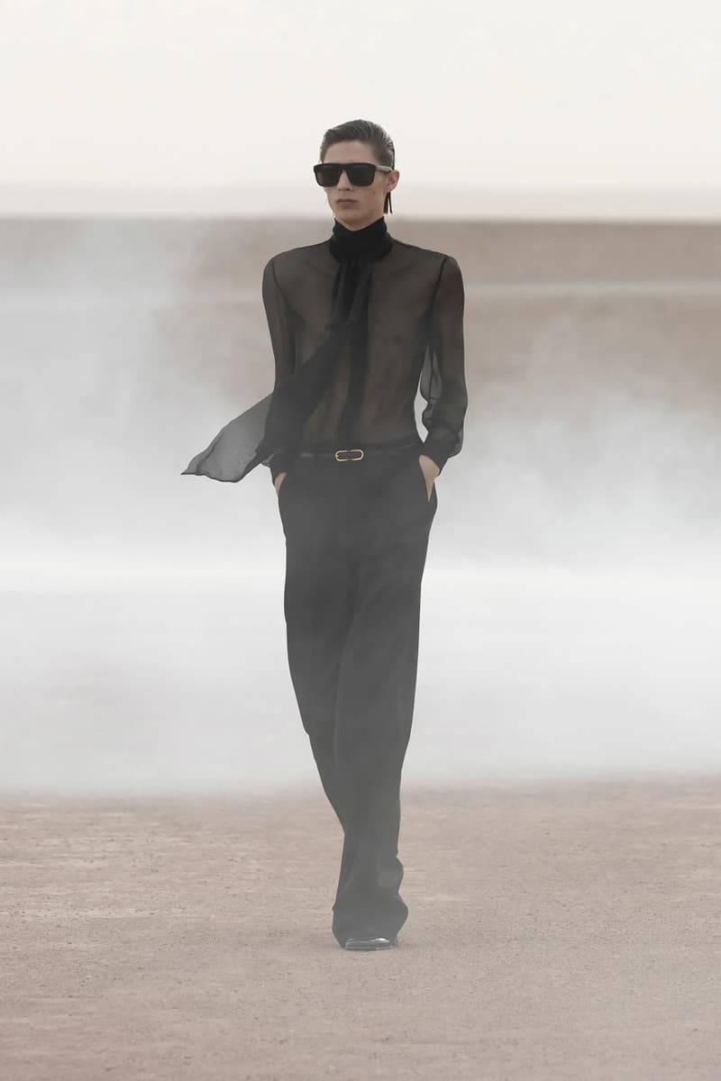 Saint Laurent Desert Oasis Collection Reflected on the Past for Spring Summer 2023 in Morocco's Agafay Desert near Marrakech