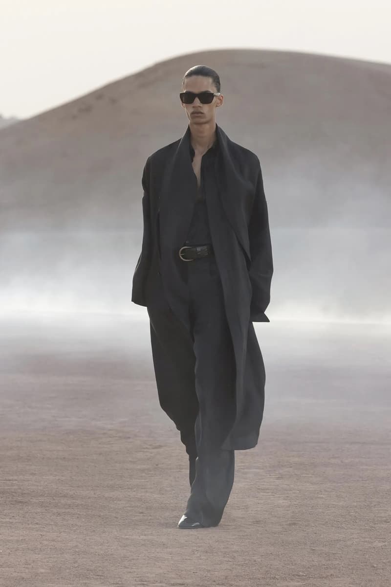 Saint Laurent Desert Oasis Collection Reflected on the Past for Spring Summer 2023 in Morocco's Agafay Desert near Marrakech