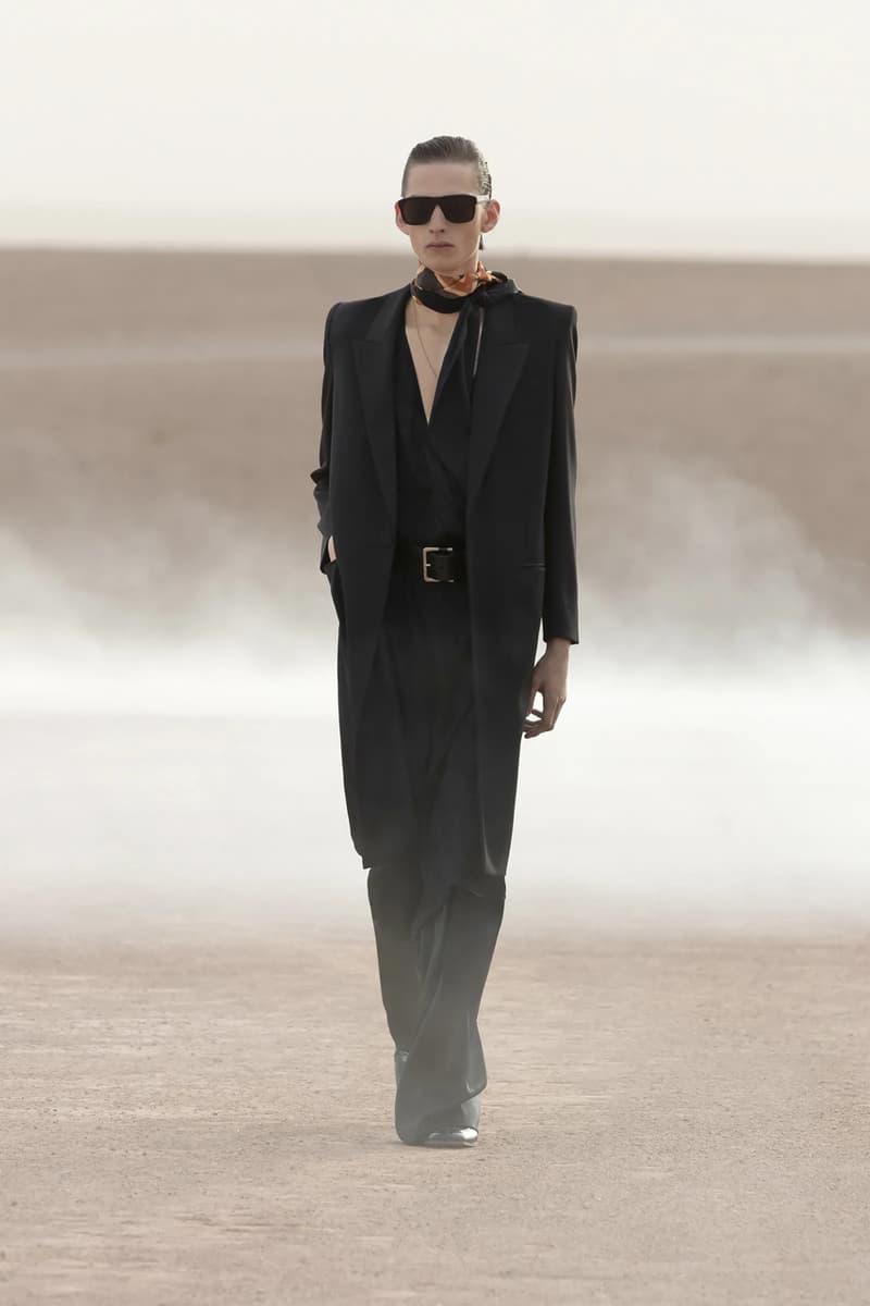 Saint Laurent Desert Oasis Collection Reflected on the Past for Spring Summer 2023 in Morocco's Agafay Desert near Marrakech