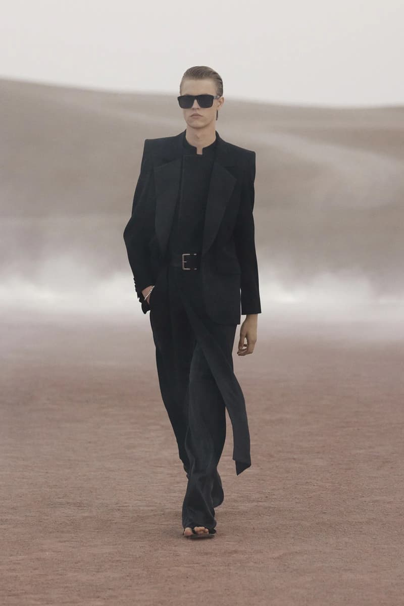 Saint Laurent Desert Oasis Collection Reflected on the Past for Spring Summer 2023 in Morocco's Agafay Desert near Marrakech