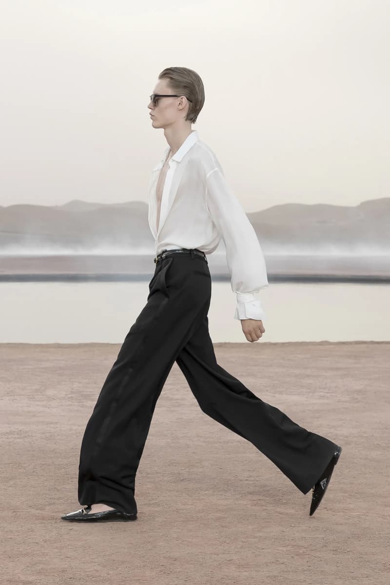 Saint Laurent Desert Oasis Collection Reflected on the Past for Spring Summer 2023 in Morocco's Agafay Desert near Marrakech