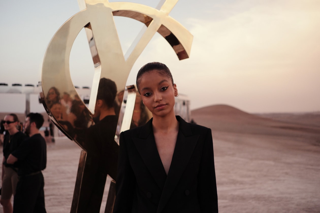 Saint Laurent Desert Oasis Collection Reflected on the Past for Spring Summer 2023 in Morocco's Agafay Desert near Marrakech