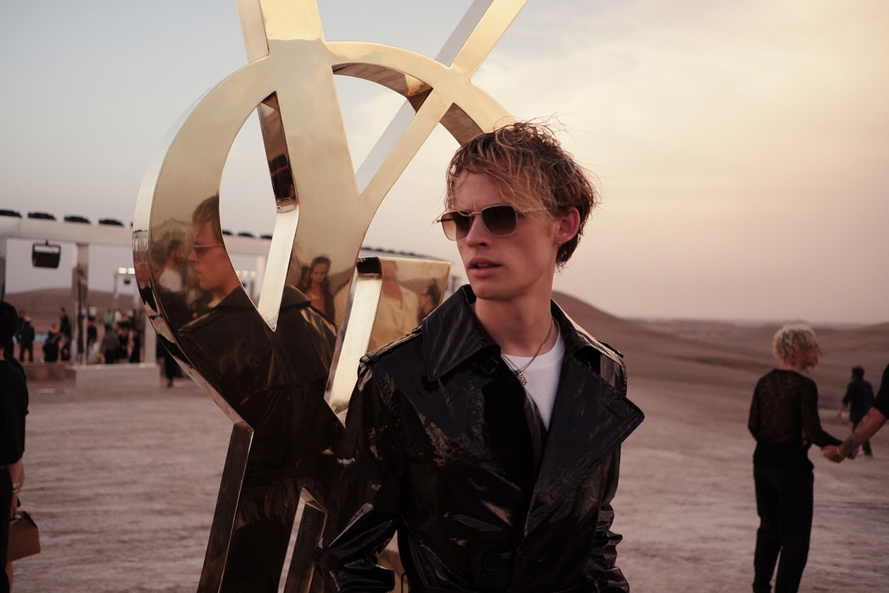 Saint Laurent Desert Oasis Collection Reflected on the Past for Spring Summer 2023 in Morocco's Agafay Desert near Marrakech