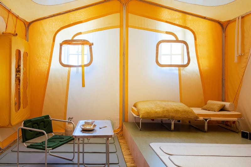 "Sardine Sardine" is an Installation Inspired by Mediterranean Wild Camping