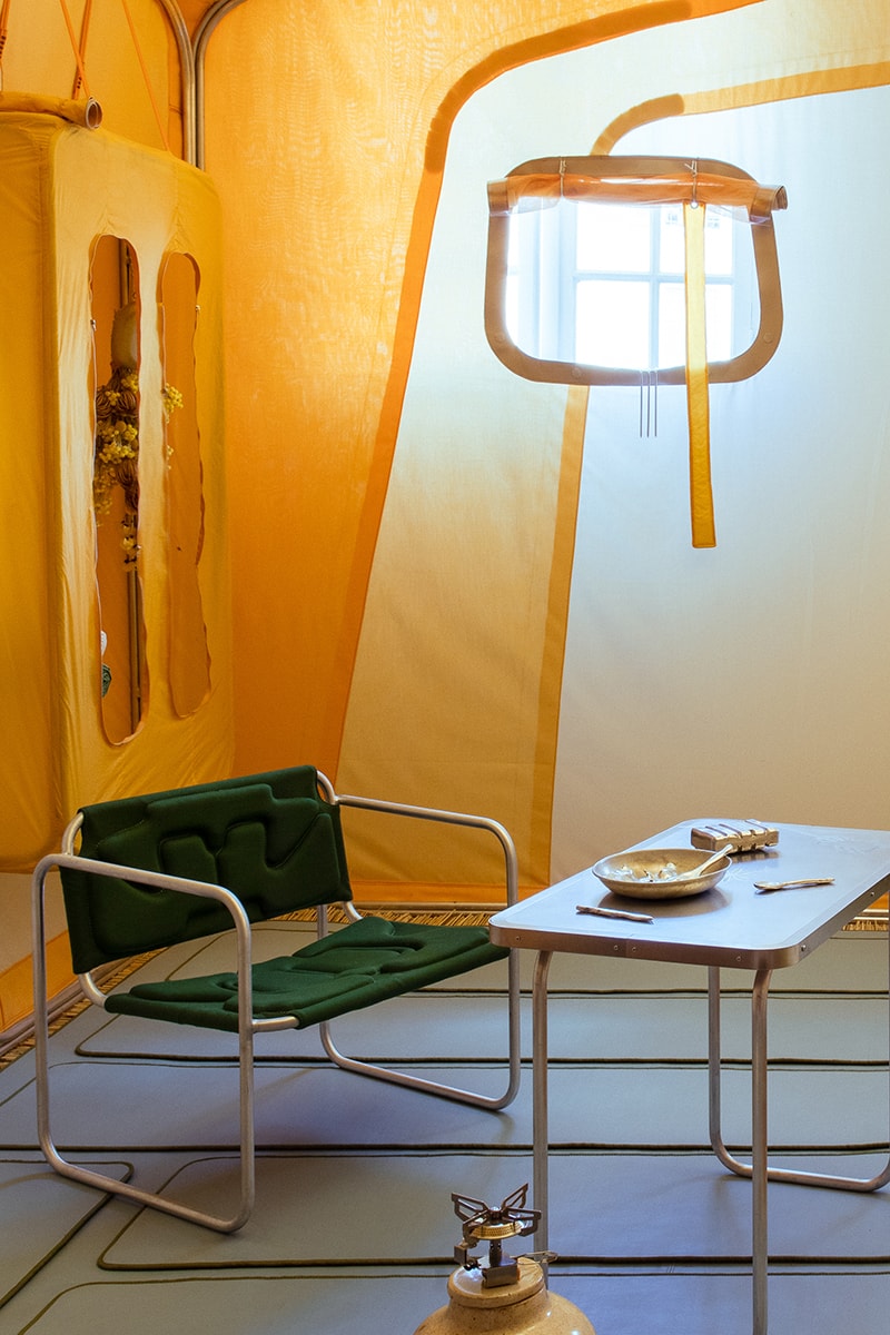"Sardine Sardine" is an Installation Inspired by Mediterranean Wild Camping