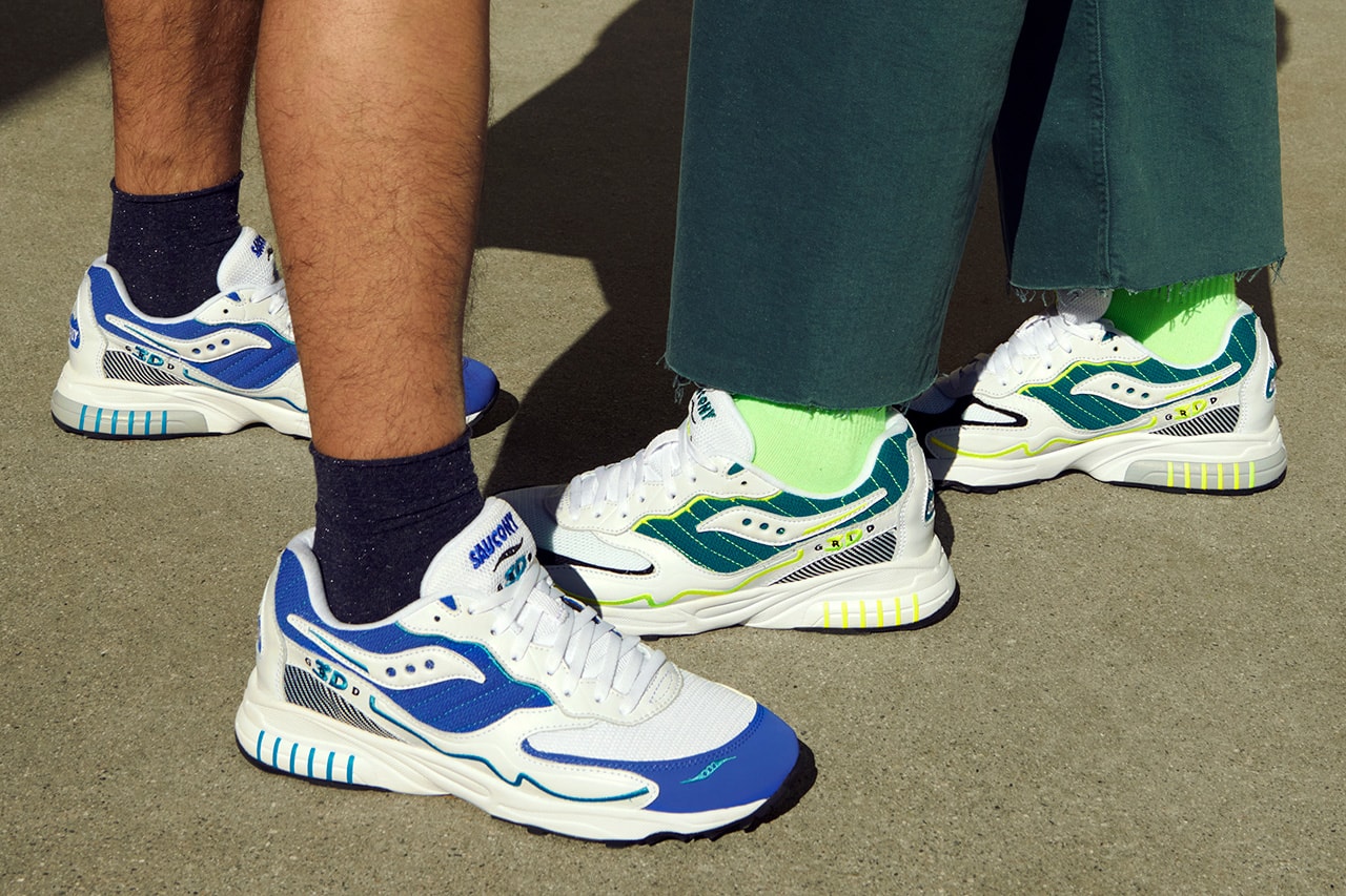 saucony 3d grid hurricane white green blue release date info store list buying guide photos price 