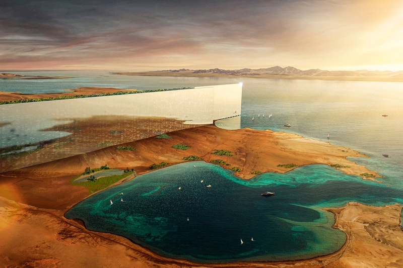 Саудовская Аравия 490 м 120 км 500 миллиардов долларов США Проект небоскреба Neom Mirror Line Его Королевское Высочество Мухаммед бен Салман 