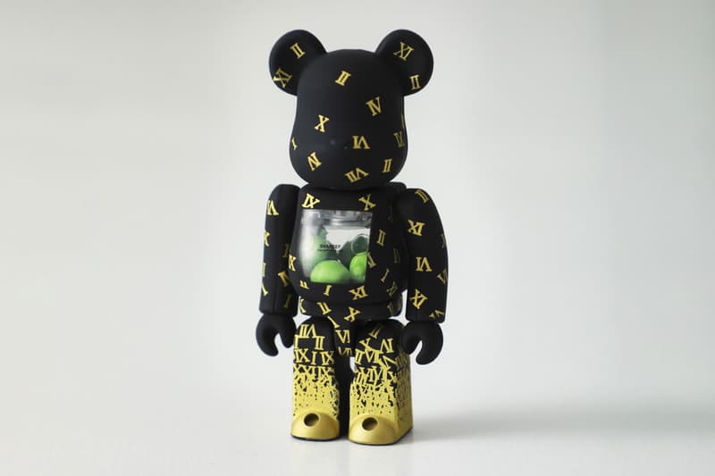 SHAREEF medicom Toy BEARBRICK collaboration black gold transparent chest apples release info date price