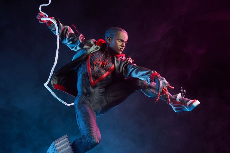 Sideshow Unveils a Premium Format Miles Morales Spider-Man Statue