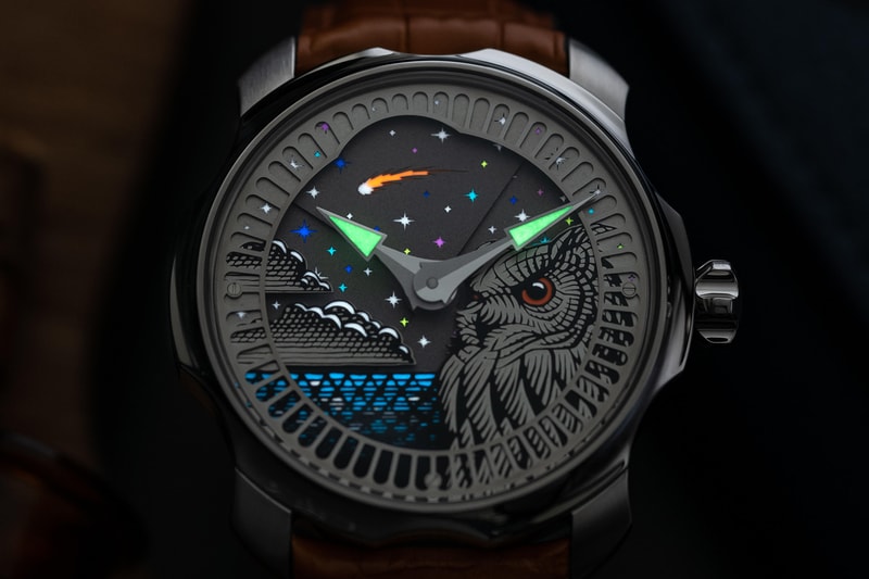Stepan Sarpaneva Nocturne Watch Info finish Handmade Swiss automatic watches craftsmanship moonphase 