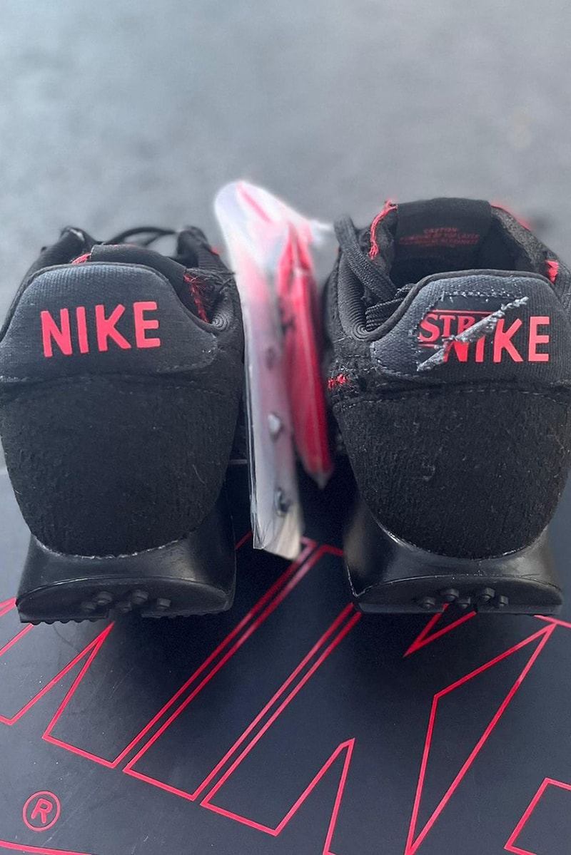stranger things nike blazer mid tailwind 79  cast and crew black red release info date store list buying guide photos price 