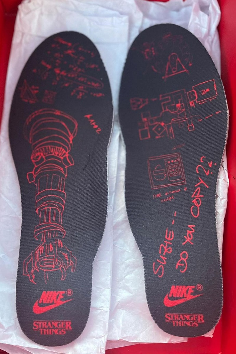 stranger things nike blazer mid tailwind 79  cast and crew black red release info date store list buying guide photos price 