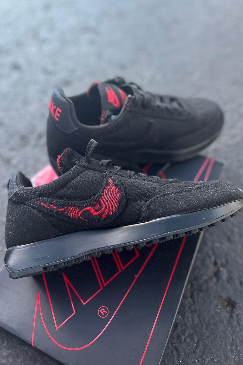 stranger things nike blazer mid tailwind 79  cast and crew black red release info date store list buying guide photos price 