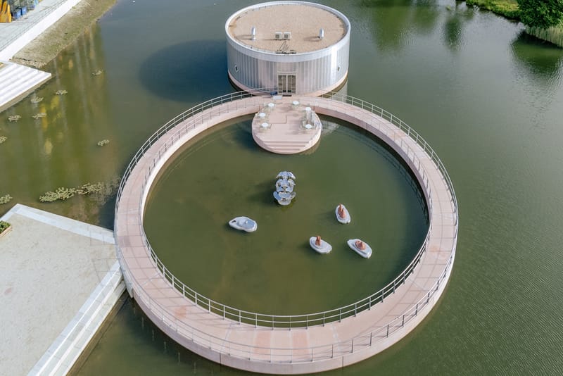 Studio Ossidiana Creates Floating Art Gallery for Netherlands Lake
