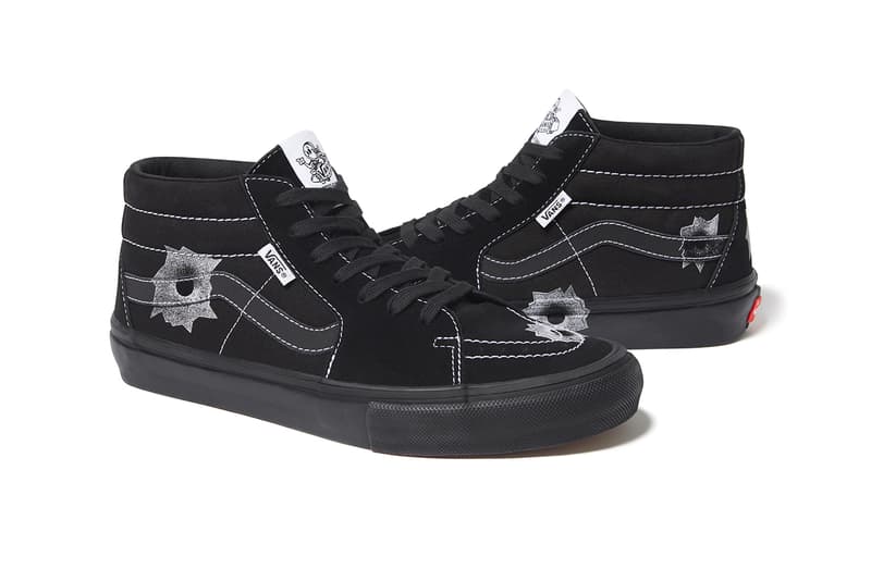 Supreme Vans Skate Grosso Mid Nate Lowman Summer 2022 Collaboration Release Info Date Buy Price 