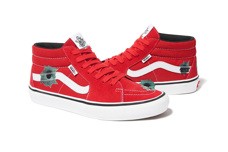 Supreme Vans Skate Grosso Mid Nate Lowman Summer 2022 Collaboration Release Info Date Buy Price 