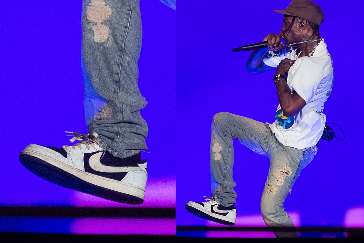 Another Look at Travis Scott Wearing His Nike Air Max 1 'Cactus