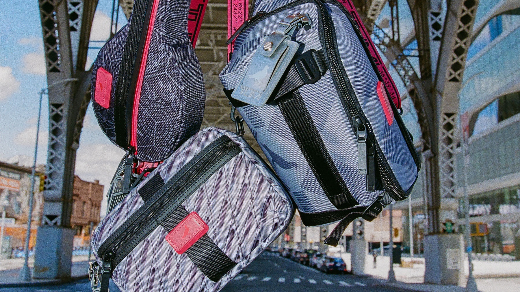 TUMI x STAPLE Exclusive Travel Collaboration luggage bags