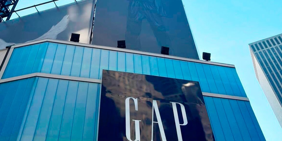 Times Square NYC @gap store ready for todays launch!! It feels unreal  seeing my SW product displayed in some of the most iconic GAP locat