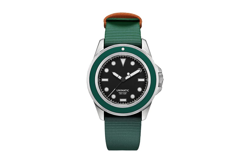 Stainless Steel Limited Edition Dive Watch Features Green Aluminum Bezel Insert