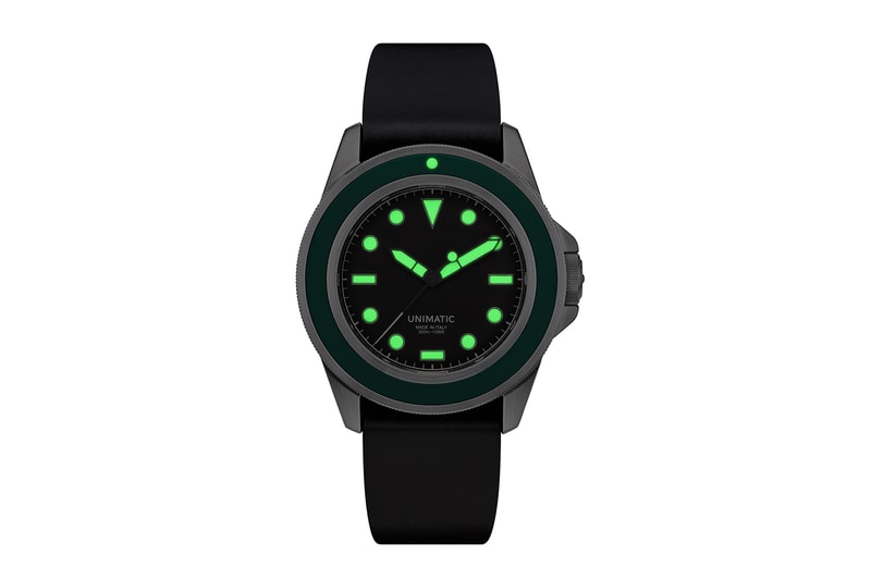 Stainless Steel Limited Edition Dive Watch Features Green Aluminum Bezel Insert