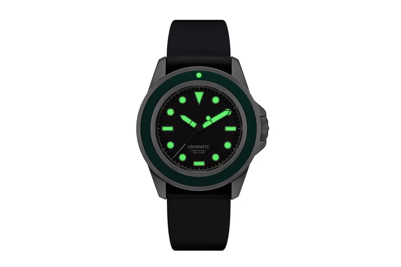 Stainless Steel Limited Edition Dive Watch Features Green Aluminum Bezel Insert