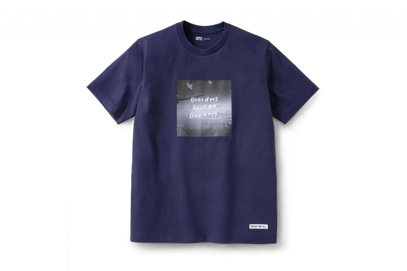 UNIQLO UT Peace For All Project Unveils Ten New Designs t-shirts white black green blue pink