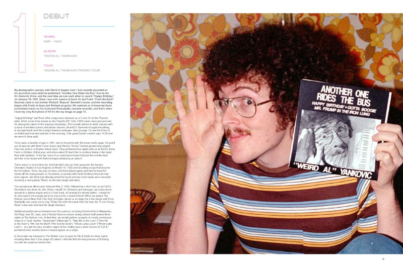 "Weird Al" Yankovic Lights, Camera, Accordion! Visual Retrospective Book Release 1984 Publishing