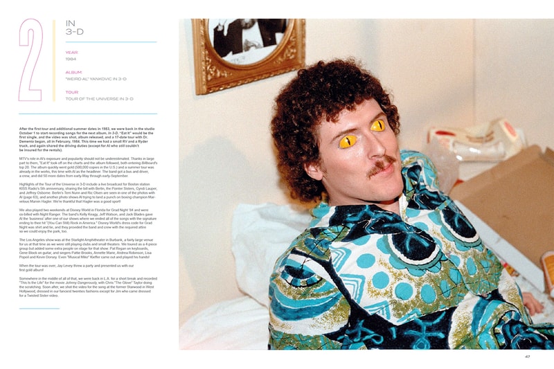 "Weird Al" Yankovic Lights, Camera, Accordion! Visual Retrospective Book Release 1984 Publishing