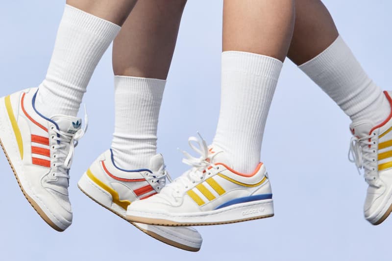 Wood Wood x adidas Originals Forum Low Collaboration Release Information Electric Blue Mustard Yellow Burnt Orange Three Stripes