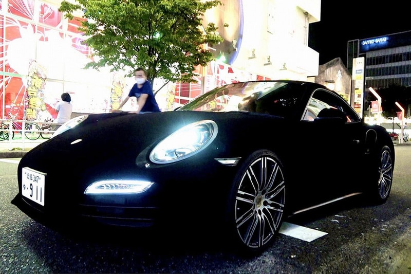 Pit One Covers a Porsche 911 in the World's Blackest Paint koyo orient auto shop darkest car video vantablack purchase test info
